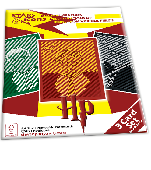 Harry Potter 3 Card Set £9.99 Includes Harry Potter, Draco Malfoy, Lord Voldermort Cards